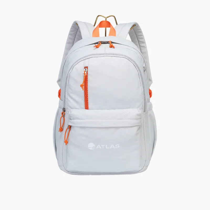 أطلس Solid Backpack in White for Kids